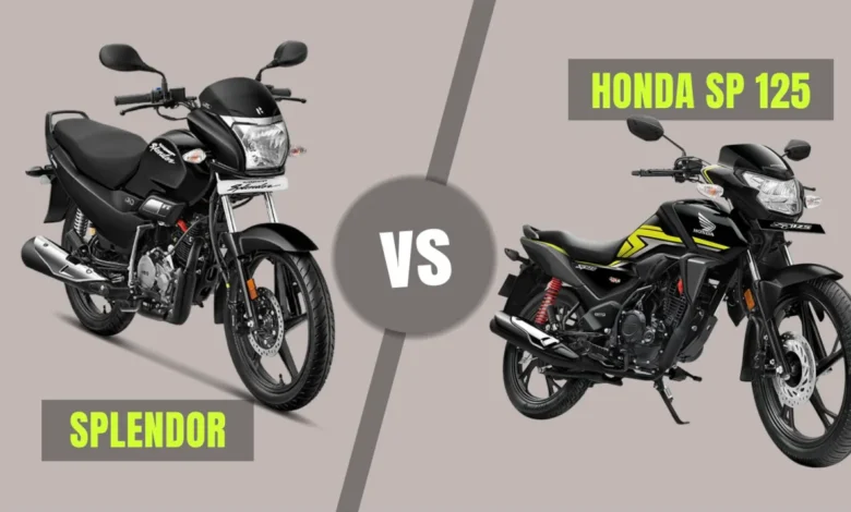 Hero Super Splendor vs Honda SP 125