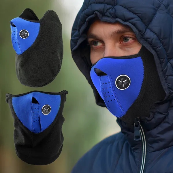 Half Face Mask Breathable Windproof Dustproof Neck Warmer For Bike Motorcycle Racing - Image 3