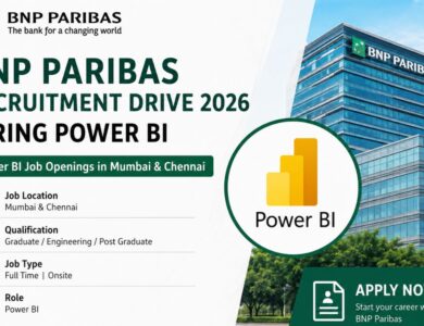 BNP Paribas Recruitment Drive 2026