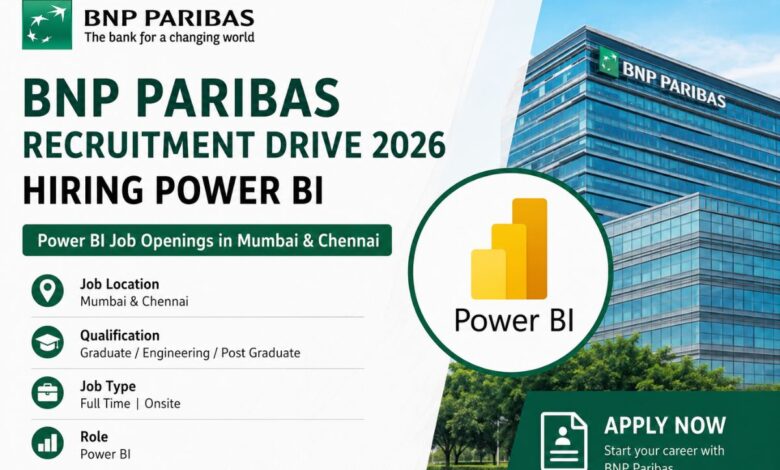BNP Paribas Recruitment Drive 2026