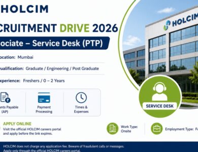 HOLCIM Recruitment Drive 2026