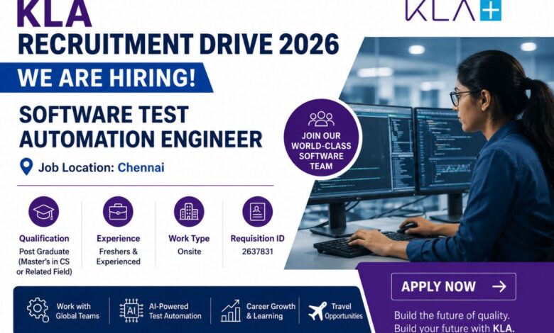 KLA Recruitment Drive 2026