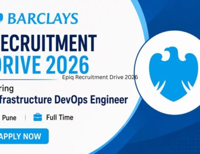 Barclays is Hiring Role: Infrastructure DevOps Engineer Estimated Salary: Rs. 8.6 – 16.9 LPA (via Glassdoor) Eligibility: Graduate Location: Pune Closing date: ASAP (Before the link Expires)