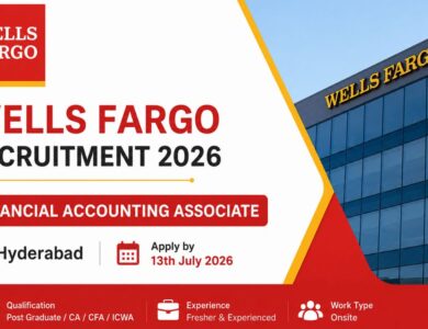 Wells Fargo Recruitment Drive 2026